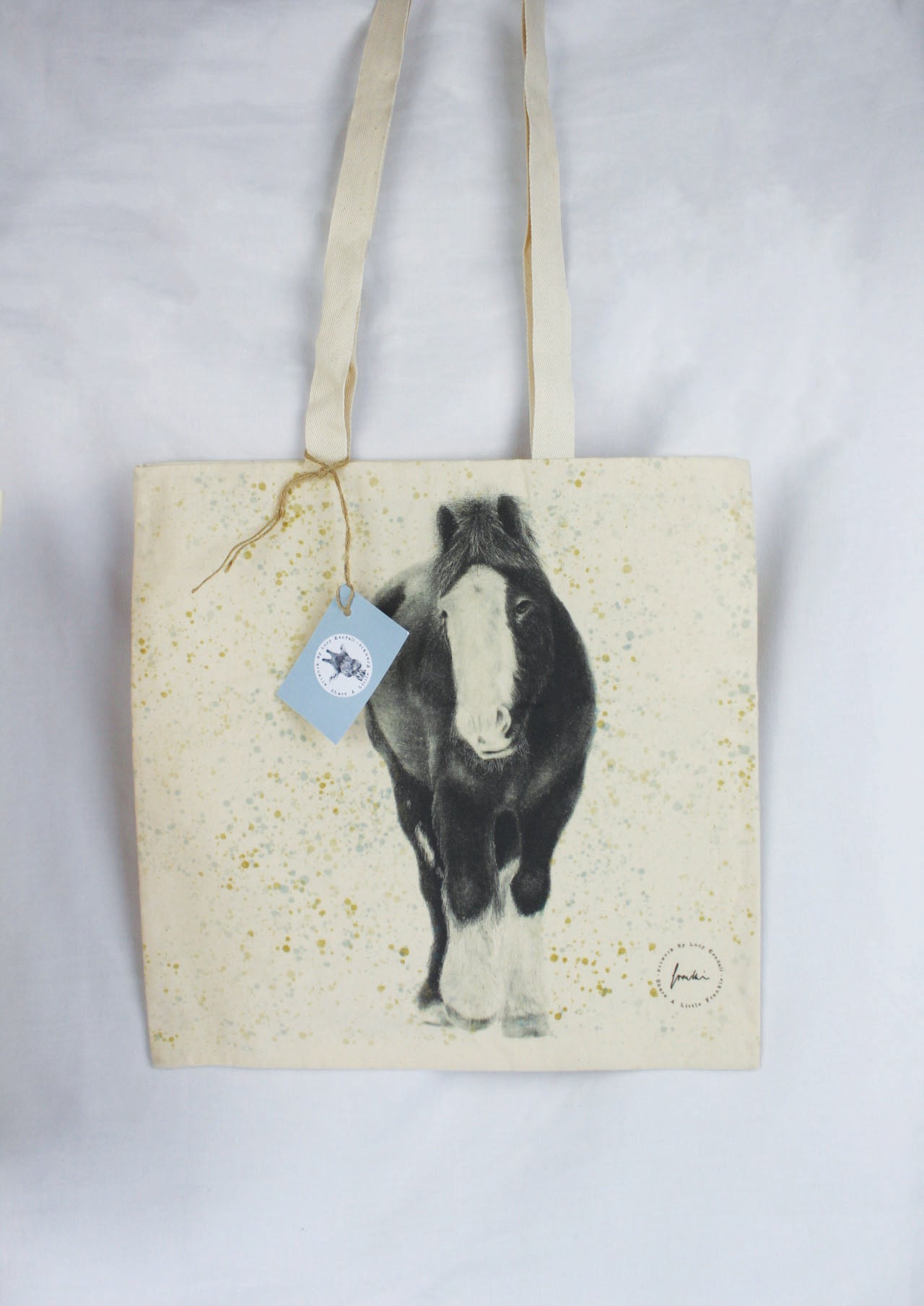 Herbie Horse Tote Bag