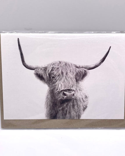 Highland Cow Greeting Card